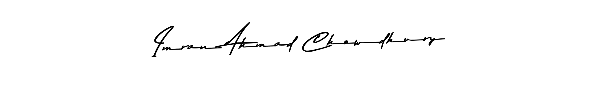 Use a signature maker to create a handwritten signature online. With this signature software, you can design (Asem Kandis PERSONAL USE) your own signature for name Imran Ahmad Chowdhury. Imran Ahmad Chowdhury signature style 9 images and pictures png