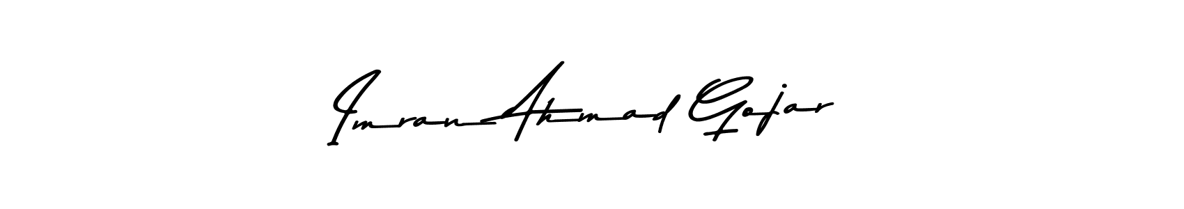 Design your own signature with our free online signature maker. With this signature software, you can create a handwritten (Asem Kandis PERSONAL USE) signature for name Imran Ahmad Gojar. Imran Ahmad Gojar signature style 9 images and pictures png