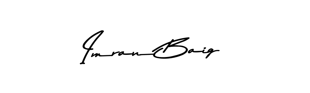 Imran Baig stylish signature style. Best Handwritten Sign (Asem Kandis PERSONAL USE) for my name. Handwritten Signature Collection Ideas for my name Imran Baig. Imran Baig signature style 9 images and pictures png