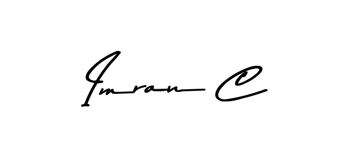 if you are searching for the best signature style for your name Imran C. so please give up your signature search. here we have designed multiple signature styles  using Asem Kandis PERSONAL USE. Imran C signature style 9 images and pictures png