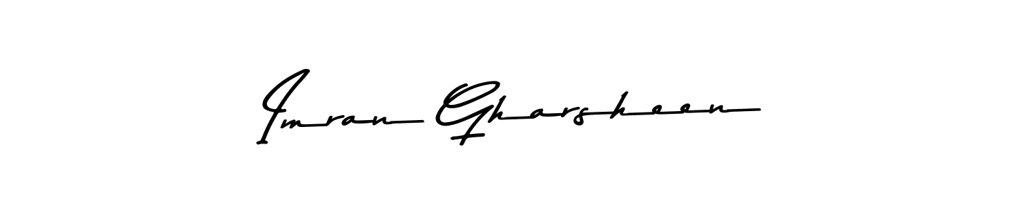 Also You can easily find your signature by using the search form. We will create Imran Gharsheen name handwritten signature images for you free of cost using Asem Kandis PERSONAL USE sign style. Imran Gharsheen signature style 9 images and pictures png