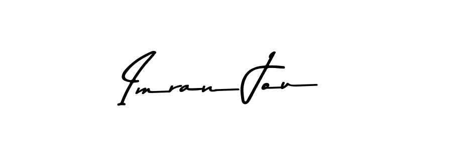 Design your own signature with our free online signature maker. With this signature software, you can create a handwritten (Asem Kandis PERSONAL USE) signature for name Imran Jou. Imran Jou signature style 9 images and pictures png