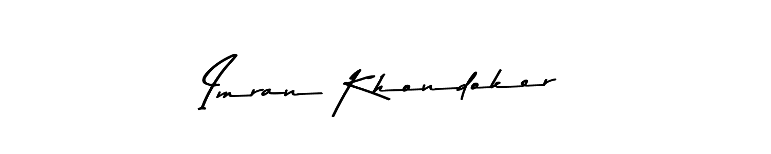 Similarly Asem Kandis PERSONAL USE is the best handwritten signature design. Signature creator online .You can use it as an online autograph creator for name Imran Khondoker. Imran Khondoker signature style 9 images and pictures png