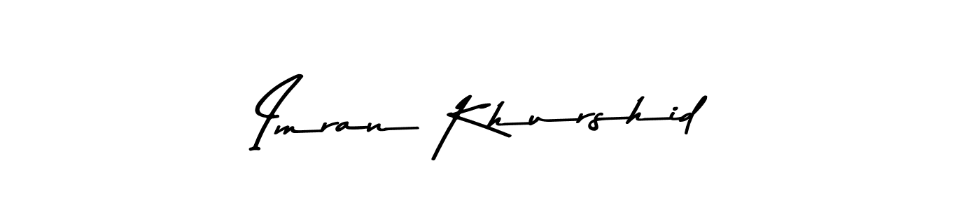 Asem Kandis PERSONAL USE is a professional signature style that is perfect for those who want to add a touch of class to their signature. It is also a great choice for those who want to make their signature more unique. Get Imran Khurshid name to fancy signature for free. Imran Khurshid signature style 9 images and pictures png