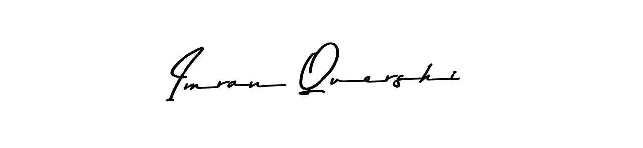 Use a signature maker to create a handwritten signature online. With this signature software, you can design (Asem Kandis PERSONAL USE) your own signature for name Imran Quershi. Imran Quershi signature style 9 images and pictures png