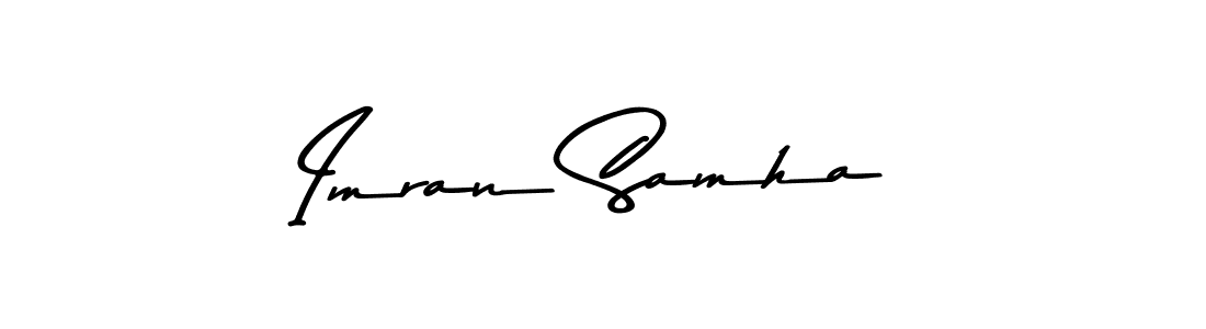 How to make Imran Samha signature? Asem Kandis PERSONAL USE is a professional autograph style. Create handwritten signature for Imran Samha name. Imran Samha signature style 9 images and pictures png