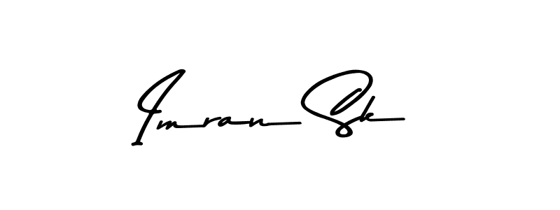 How to make Imran Sk name signature. Use Asem Kandis PERSONAL USE style for creating short signs online. This is the latest handwritten sign. Imran Sk signature style 9 images and pictures png