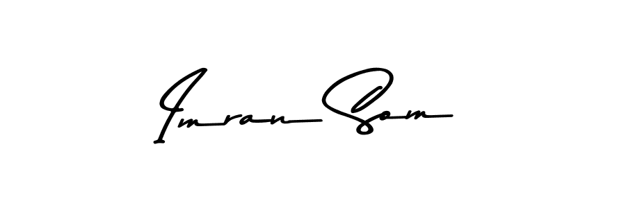 Make a beautiful signature design for name Imran Som. Use this online signature maker to create a handwritten signature for free. Imran Som signature style 9 images and pictures png