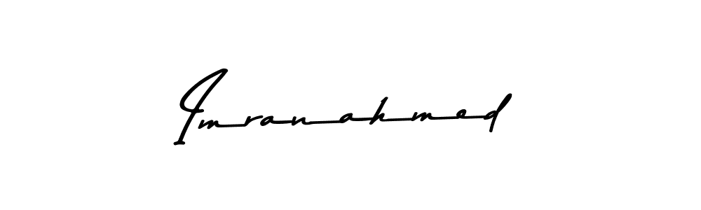 Make a beautiful signature design for name Imranahmed. With this signature (Asem Kandis PERSONAL USE) style, you can create a handwritten signature for free. Imranahmed signature style 9 images and pictures png