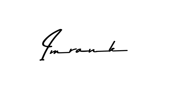 Make a beautiful signature design for name Imrank. With this signature (Asem Kandis PERSONAL USE) style, you can create a handwritten signature for free. Imrank signature style 9 images and pictures png