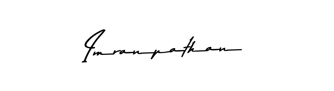 Make a beautiful signature design for name Imranpathan. With this signature (Asem Kandis PERSONAL USE) style, you can create a handwritten signature for free. Imranpathan signature style 9 images and pictures png