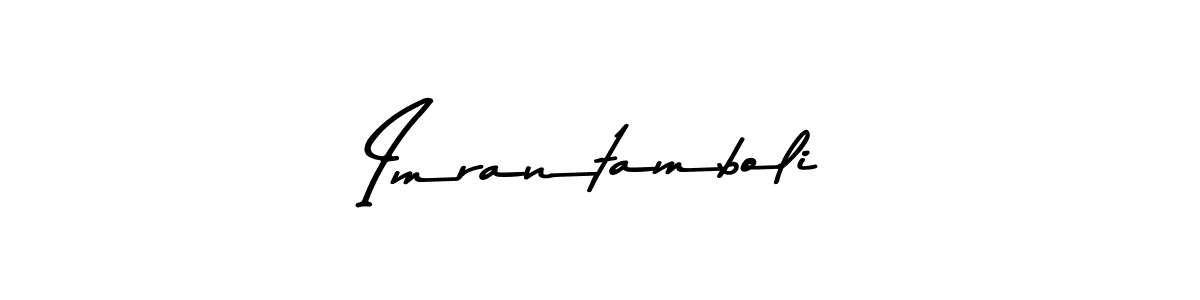 How to Draw Imrantamboli signature style? Asem Kandis PERSONAL USE is a latest design signature styles for name Imrantamboli. Imrantamboli signature style 9 images and pictures png