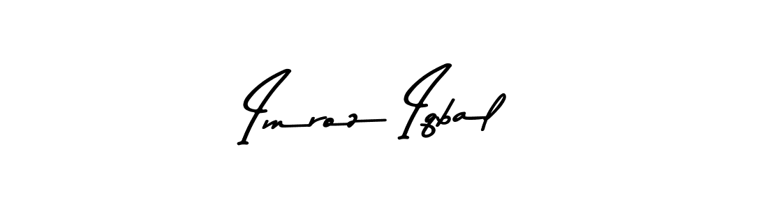 Design your own signature with our free online signature maker. With this signature software, you can create a handwritten (Asem Kandis PERSONAL USE) signature for name Imroz Iqbal. Imroz Iqbal signature style 9 images and pictures png