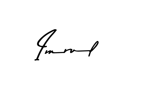 if you are searching for the best signature style for your name Imrul. so please give up your signature search. here we have designed multiple signature styles  using Asem Kandis PERSONAL USE. Imrul signature style 9 images and pictures png