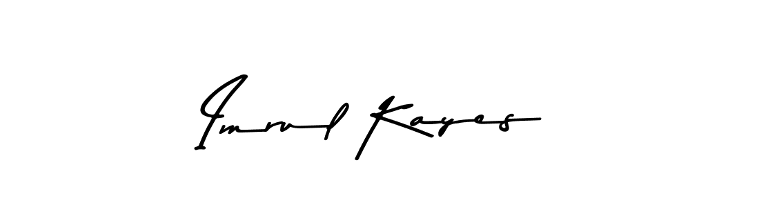 Also You can easily find your signature by using the search form. We will create Imrul Kayes name handwritten signature images for you free of cost using Asem Kandis PERSONAL USE sign style. Imrul Kayes signature style 9 images and pictures png