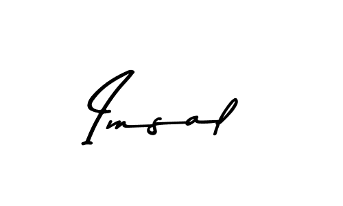 Imsal stylish signature style. Best Handwritten Sign (Asem Kandis PERSONAL USE) for my name. Handwritten Signature Collection Ideas for my name Imsal. Imsal signature style 9 images and pictures png