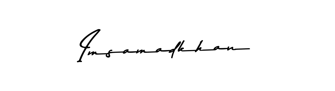 How to Draw Imsamadkhan signature style? Asem Kandis PERSONAL USE is a latest design signature styles for name Imsamadkhan. Imsamadkhan signature style 9 images and pictures png