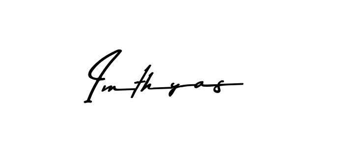 How to make Imthyas signature? Asem Kandis PERSONAL USE is a professional autograph style. Create handwritten signature for Imthyas name. Imthyas signature style 9 images and pictures png