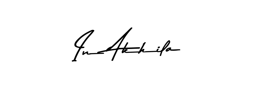 How to make In Akhila signature? Asem Kandis PERSONAL USE is a professional autograph style. Create handwritten signature for In Akhila name. In Akhila signature style 9 images and pictures png
