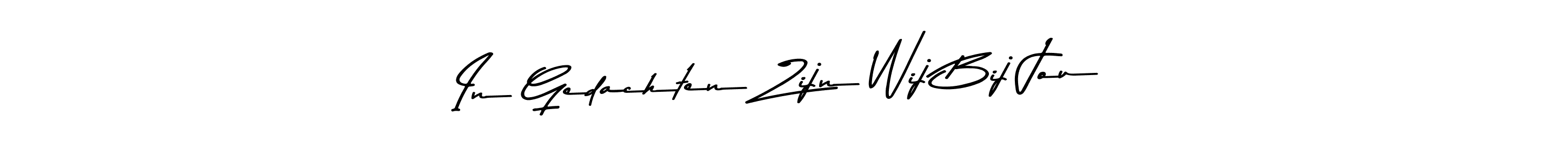 This is the best signature style for the In Gedachten Zijn Wij Bij Jou name. Also you like these signature font (Asem Kandis PERSONAL USE). Mix name signature. In Gedachten Zijn Wij Bij Jou signature style 9 images and pictures png