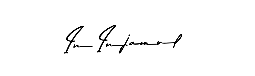 How to make In Injamul signature? Asem Kandis PERSONAL USE is a professional autograph style. Create handwritten signature for In Injamul name. In Injamul signature style 9 images and pictures png