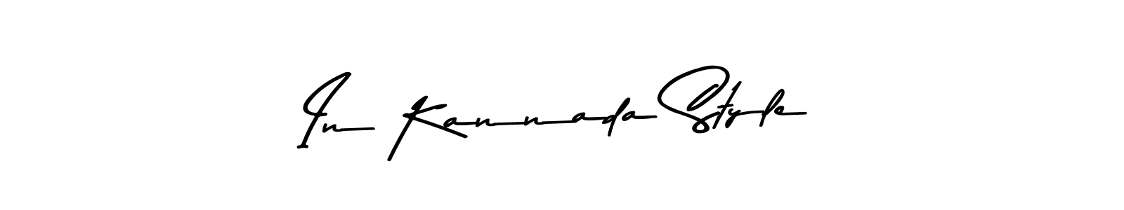 The best way (Asem Kandis PERSONAL USE) to make a short signature is to pick only two or three words in your name. The name In Kannada Style include a total of six letters. For converting this name. In Kannada Style signature style 9 images and pictures png