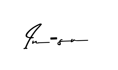 In-su stylish signature style. Best Handwritten Sign (Asem Kandis PERSONAL USE) for my name. Handwritten Signature Collection Ideas for my name In-su. In-su signature style 9 images and pictures png