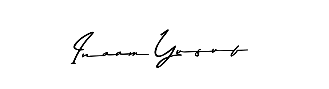 You should practise on your own different ways (Asem Kandis PERSONAL USE) to write your name (Inaam Yusuf) in signature. don't let someone else do it for you. Inaam Yusuf signature style 9 images and pictures png