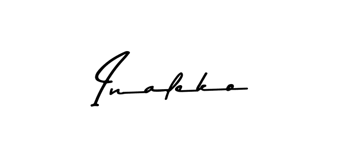 This is the best signature style for the Inaleko name. Also you like these signature font (Asem Kandis PERSONAL USE). Mix name signature. Inaleko signature style 9 images and pictures png