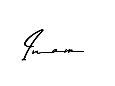 Inam stylish signature style. Best Handwritten Sign (Asem Kandis PERSONAL USE) for my name. Handwritten Signature Collection Ideas for my name Inam. Inam signature style 9 images and pictures png