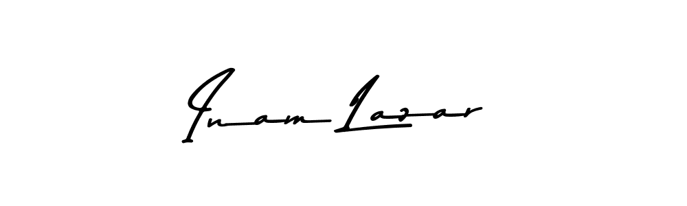 if you are searching for the best signature style for your name Inam Lazar. so please give up your signature search. here we have designed multiple signature styles  using Asem Kandis PERSONAL USE. Inam Lazar signature style 9 images and pictures png