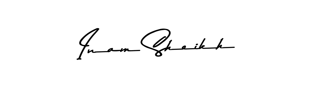 Here are the top 10 professional signature styles for the name Inam Sheikh. These are the best autograph styles you can use for your name. Inam Sheikh signature style 9 images and pictures png