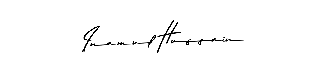 Design your own signature with our free online signature maker. With this signature software, you can create a handwritten (Asem Kandis PERSONAL USE) signature for name Inamul Hussain. Inamul Hussain signature style 9 images and pictures png