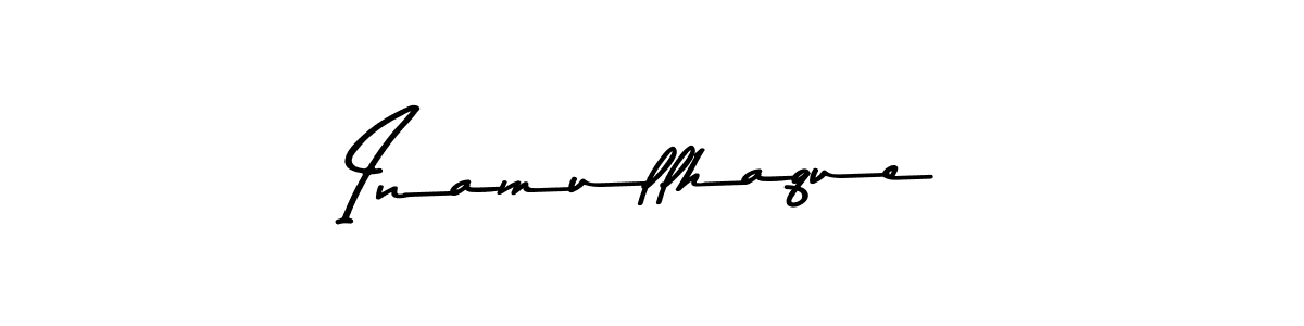 Use a signature maker to create a handwritten signature online. With this signature software, you can design (Asem Kandis PERSONAL USE) your own signature for name Inamullhaque. Inamullhaque signature style 9 images and pictures png