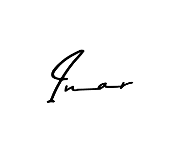 This is the best signature style for the Inar name. Also you like these signature font (Asem Kandis PERSONAL USE). Mix name signature. Inar signature style 9 images and pictures png