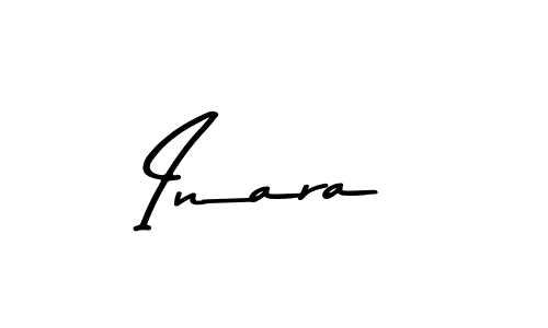 Use a signature maker to create a handwritten signature online. With this signature software, you can design (Asem Kandis PERSONAL USE) your own signature for name Inara. Inara signature style 9 images and pictures png