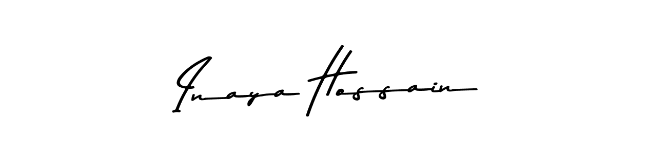 You should practise on your own different ways (Asem Kandis PERSONAL USE) to write your name (Inaya Hossain) in signature. don't let someone else do it for you. Inaya Hossain signature style 9 images and pictures png