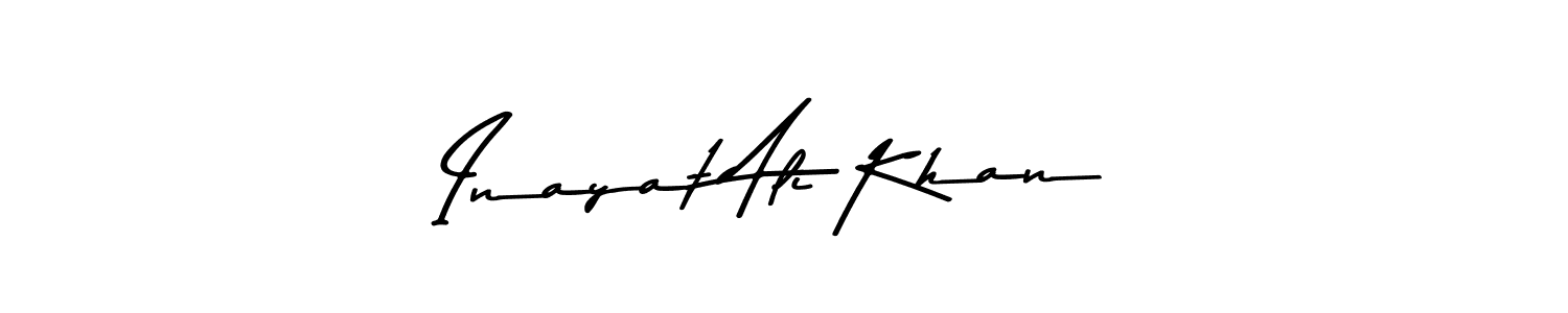 Create a beautiful signature design for name Inayat Ali Khan. With this signature (Asem Kandis PERSONAL USE) fonts, you can make a handwritten signature for free. Inayat Ali Khan signature style 9 images and pictures png