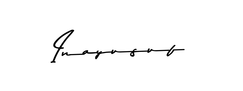 You should practise on your own different ways (Asem Kandis PERSONAL USE) to write your name (Inayusuf) in signature. don't let someone else do it for you. Inayusuf signature style 9 images and pictures png