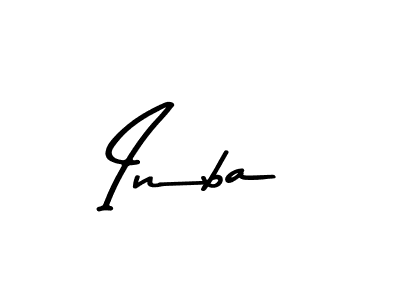 This is the best signature style for the Inba name. Also you like these signature font (Asem Kandis PERSONAL USE). Mix name signature. Inba signature style 9 images and pictures png