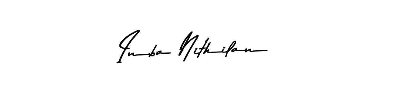 Similarly Asem Kandis PERSONAL USE is the best handwritten signature design. Signature creator online .You can use it as an online autograph creator for name Inba Nithilan. Inba Nithilan signature style 9 images and pictures png