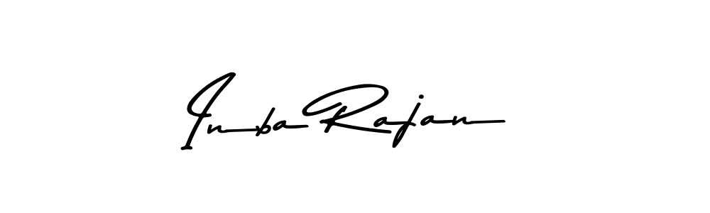 Create a beautiful signature design for name Inba Rajan. With this signature (Asem Kandis PERSONAL USE) fonts, you can make a handwritten signature for free. Inba Rajan signature style 9 images and pictures png