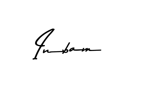Use a signature maker to create a handwritten signature online. With this signature software, you can design (Asem Kandis PERSONAL USE) your own signature for name Inbam. Inbam signature style 9 images and pictures png