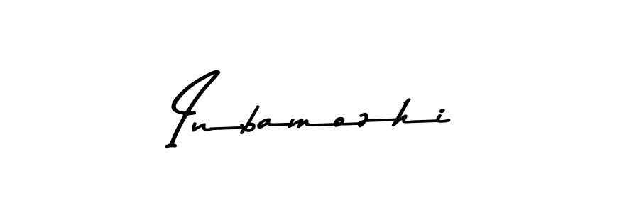 Make a beautiful signature design for name Inbamozhi. With this signature (Asem Kandis PERSONAL USE) style, you can create a handwritten signature for free. Inbamozhi signature style 9 images and pictures png