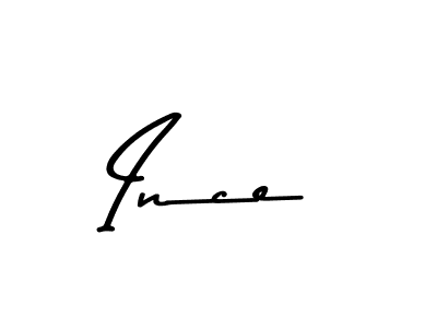 The best way (Asem Kandis PERSONAL USE) to make a short signature is to pick only two or three words in your name. The name Ince include a total of six letters. For converting this name. Ince signature style 9 images and pictures png