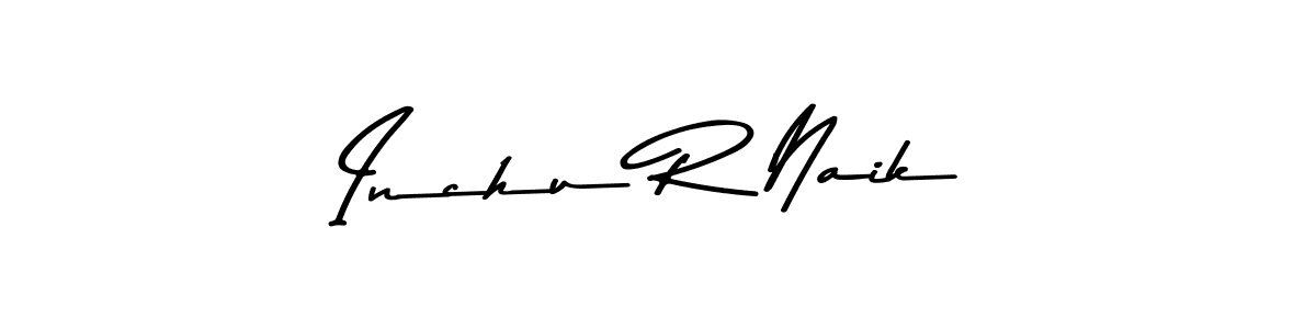 Use a signature maker to create a handwritten signature online. With this signature software, you can design (Asem Kandis PERSONAL USE) your own signature for name Inchu R Naik. Inchu R Naik signature style 9 images and pictures png