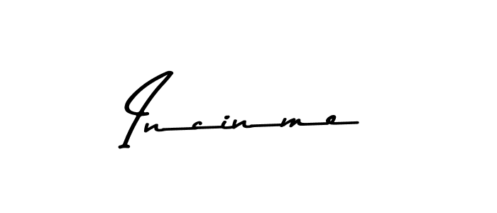 Similarly Asem Kandis PERSONAL USE is the best handwritten signature design. Signature creator online .You can use it as an online autograph creator for name Incinme. Incinme signature style 9 images and pictures png
