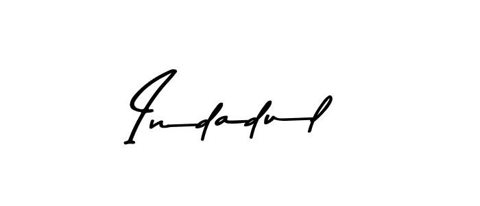 Design your own signature with our free online signature maker. With this signature software, you can create a handwritten (Asem Kandis PERSONAL USE) signature for name Indadul. Indadul signature style 9 images and pictures png