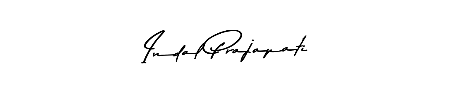 Design your own signature with our free online signature maker. With this signature software, you can create a handwritten (Asem Kandis PERSONAL USE) signature for name Indal Prajapati. Indal Prajapati signature style 9 images and pictures png