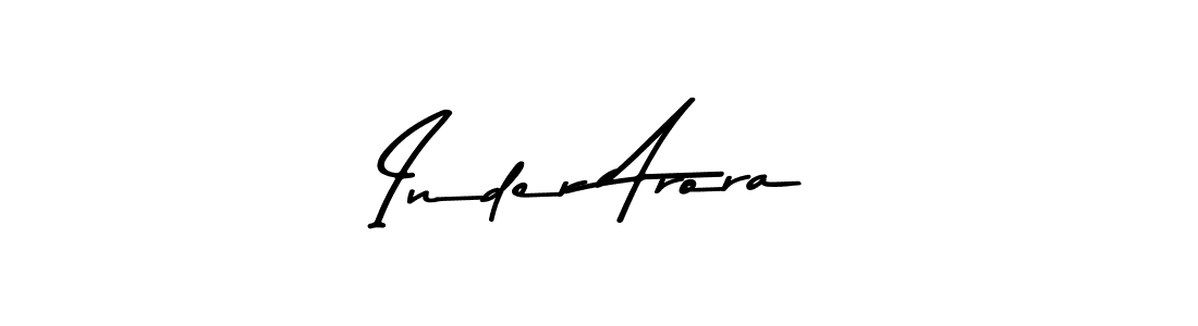 Make a short Inder Arora signature style. Manage your documents anywhere anytime using Asem Kandis PERSONAL USE. Create and add eSignatures, submit forms, share and send files easily. Inder Arora signature style 9 images and pictures png